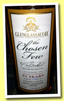 Glenglassaugh 33 yo 1978/2012 ‘The Chosen Few’ (46.3%, OB, Mhairi McDonald, bourbon, 275 bottles)